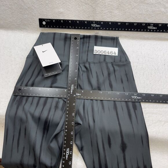 Nike One Leggings Womens Small Gray Dri-FIT Preppy Yoga Running Training Pants - Picture 9 of 11